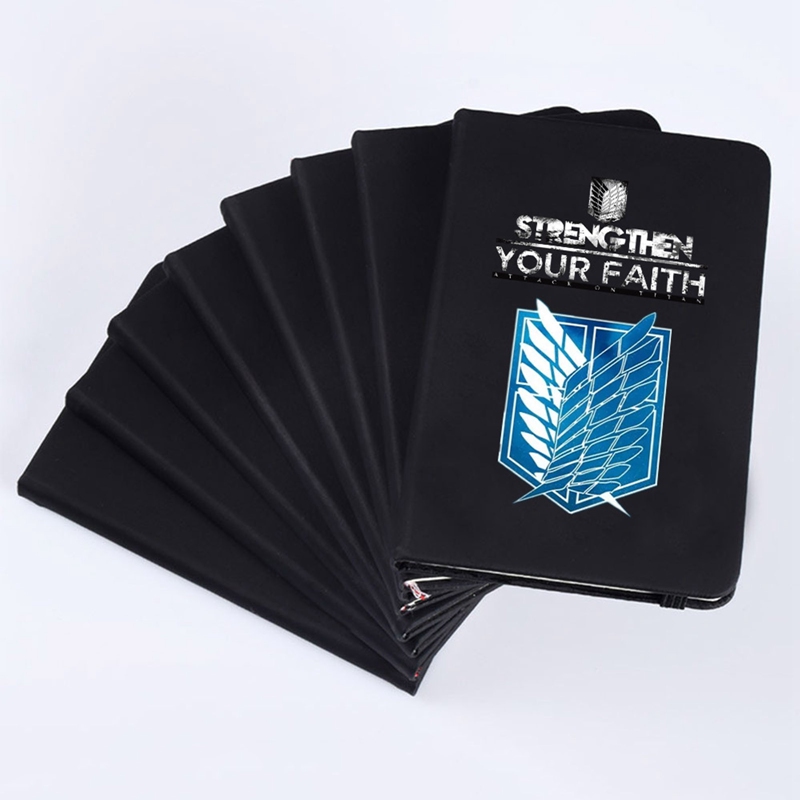 JS Attack On Titan Shingeki No Kyojin Notebook Note Pocket-Book Scouting Legion Emblem Gift Anime