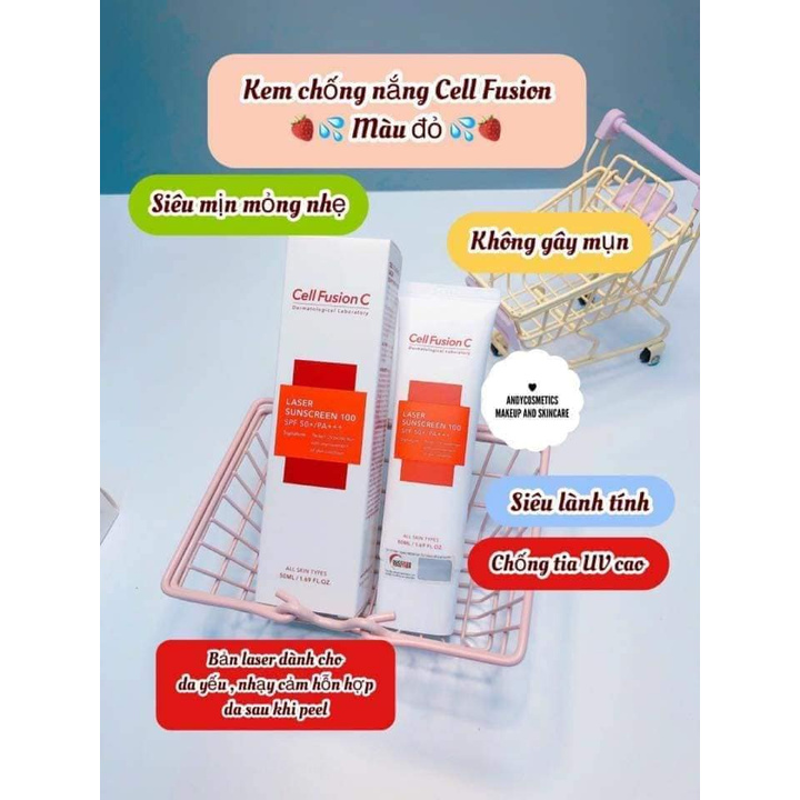 KEM CHỐNG NẮNG CELL FUSHION C