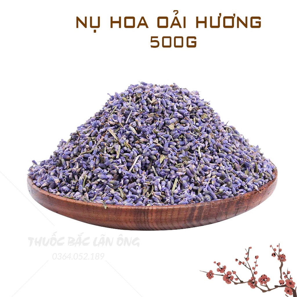 Trà hoa oải hương sấy 500g ( Nụ hoa oải hương, hoa lavender khô trang trí decor , túi thơm phòng)