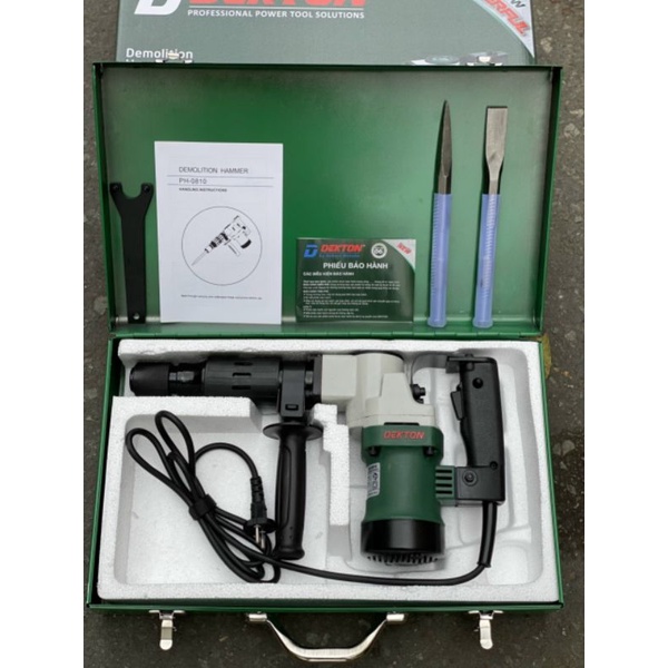 MÁY ĐỤC BÊ TÔNG 17 LY DEKTON DK-0810 1250W