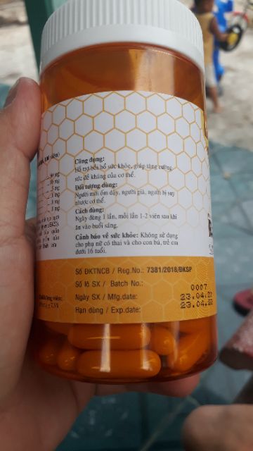 SỮA ONG CHÚA ROYAL JELLY NATURE PHARMA HỘP 100 VIÊN