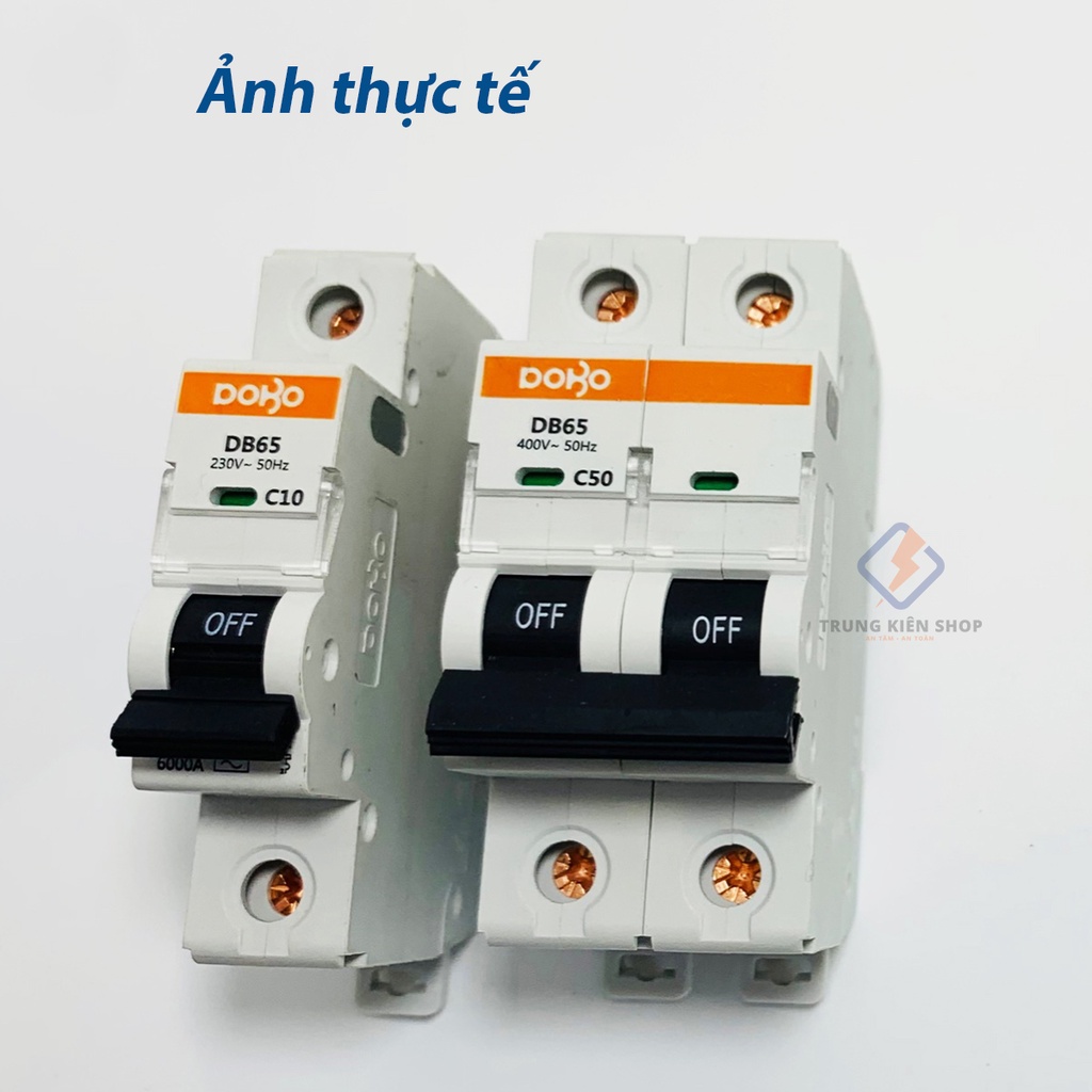 Cầu Dao Tự Động 1P 1 Tép MCB DOBO KOREA - siêu nhạy 6kA - Aptomat tự động bảo vệ quá tải - chống chập