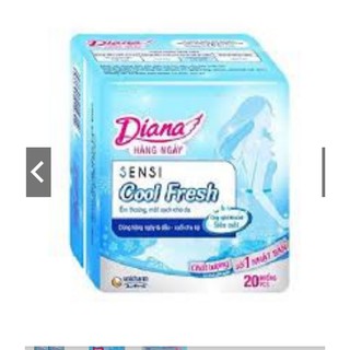Băng vệ sinh Diana SenSi Cool Fresh siêu mỏng