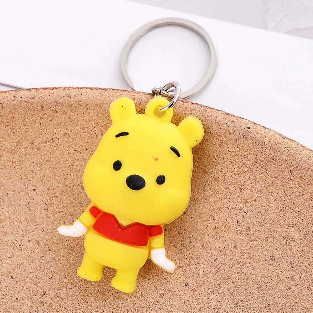 Móc khóa MMULCK hình chuột Mickey/ Minnie/ vịt Donald bằng PVC dễ thương cho bé