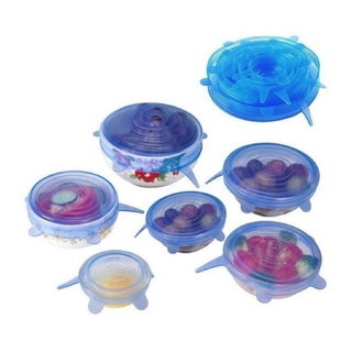 Bộ 6 nắp đậy silicon