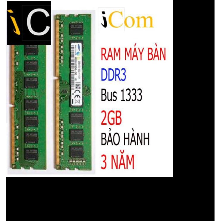 Ram máy bàn DDR3 2GB bus 1333