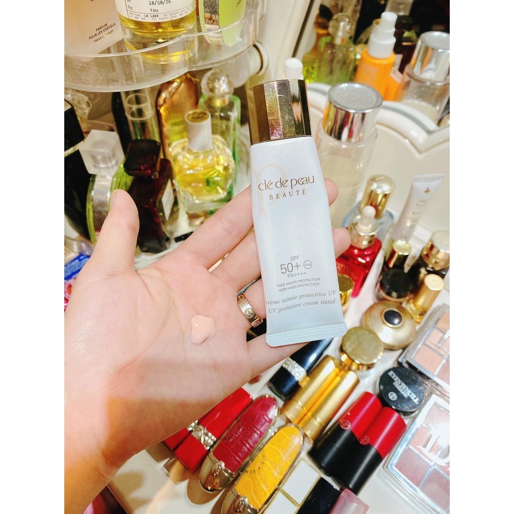 KEM CHỐNG NẮNG CLE DE PEAU BEAUTE UV PROTECTIVE CREAM TINTED 30ML CHÍNH HÃNG - 10098