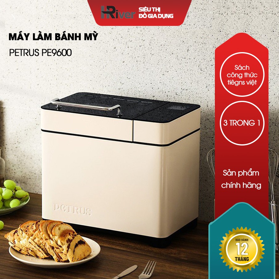 Máy làm bánh mì tự động PETRUS PE9600