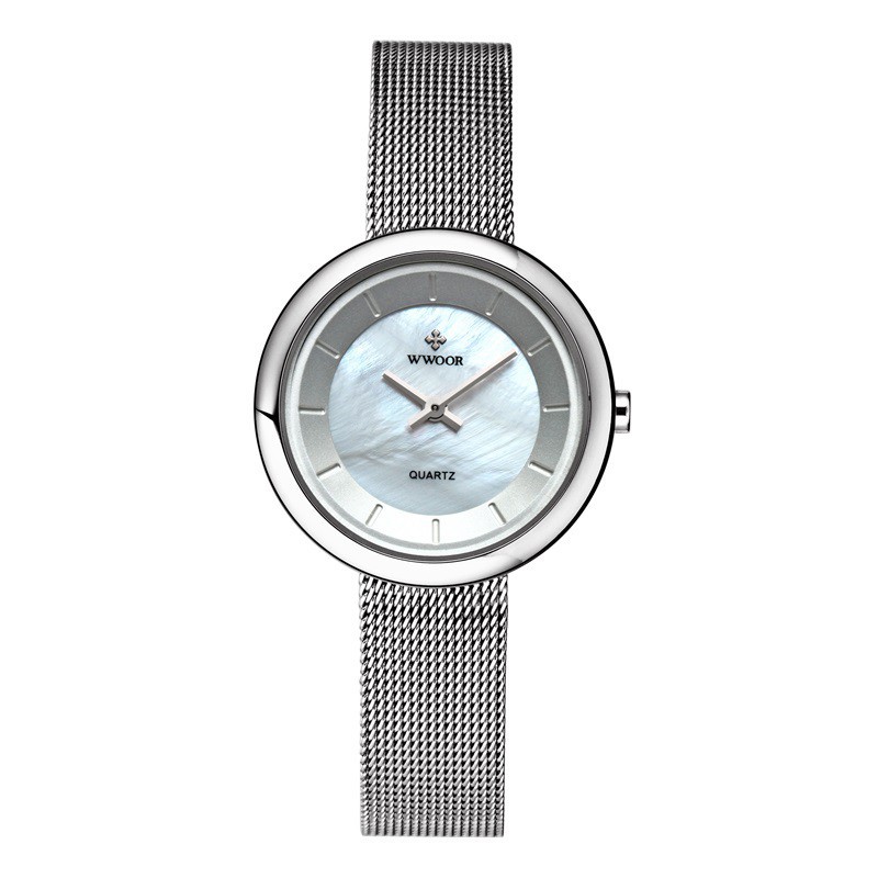 ĐỒNG HỒ NỮ WWOOR 8820 DÂY THÉP CHÍNH HÃNG  Bán lẻ giá sỉ