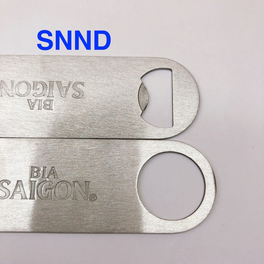 đồ khui bia và nước ngọt bằng thép màu bạc golo sai gon