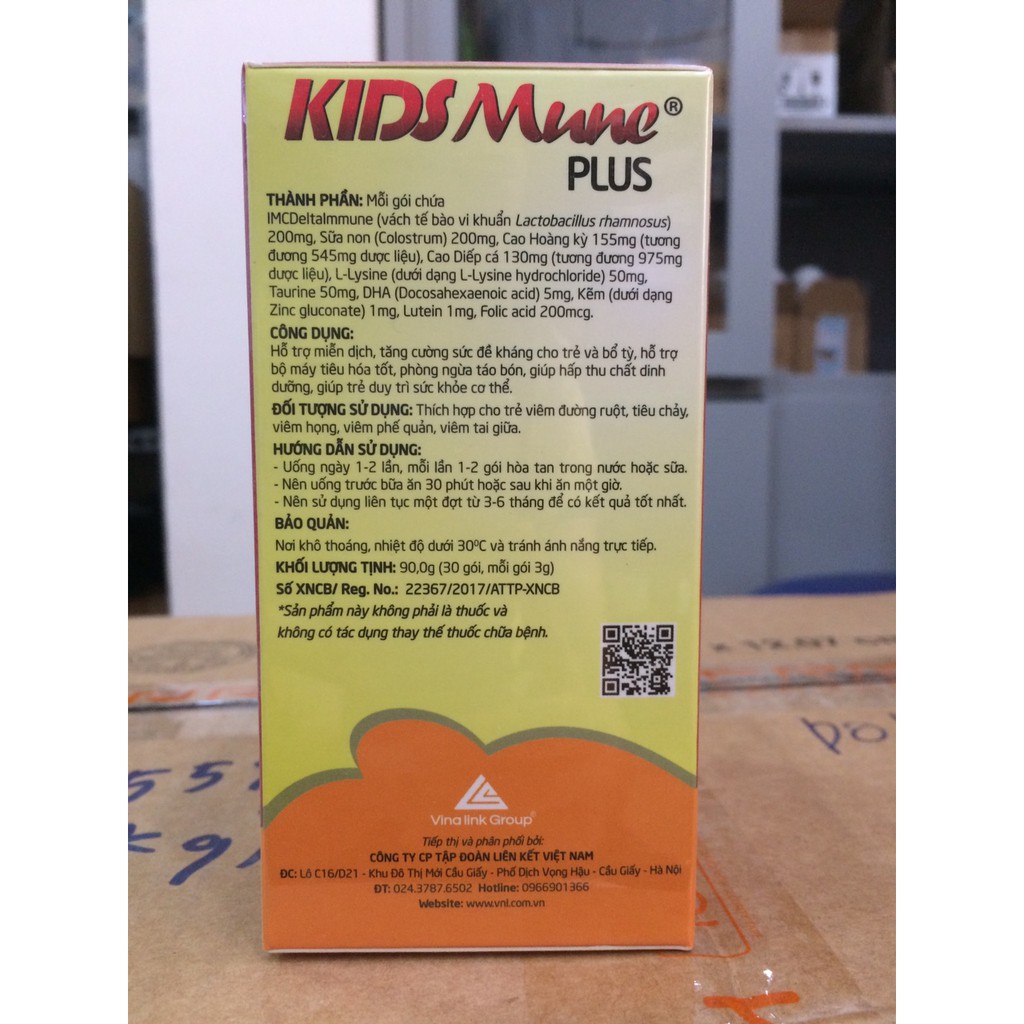 Kidsmune plus hỗ trợ trẻ biếng ăn, kidmune bổ sung dinh dưỡng cho bé TPCN360