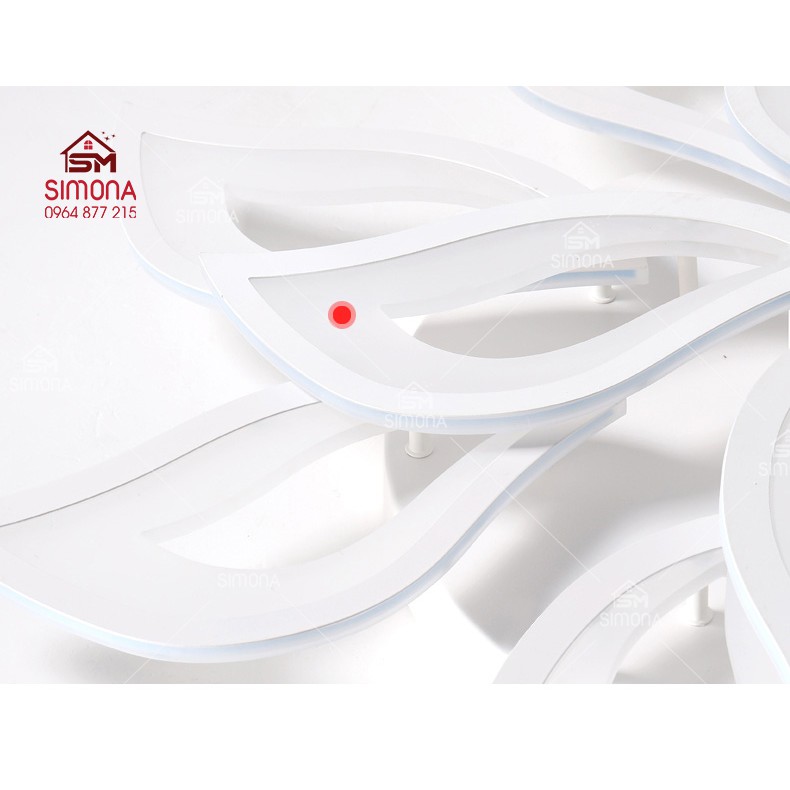 Đèn Mâm Ốp Trần 5 cánh Hiện Đại Led Trang Trí SM 2958