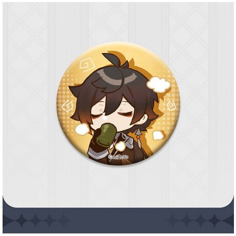 Huy hiệu cái áo IN HÌNH Genshin Impact game chibi dễ thương xinh xắn mẫu 2