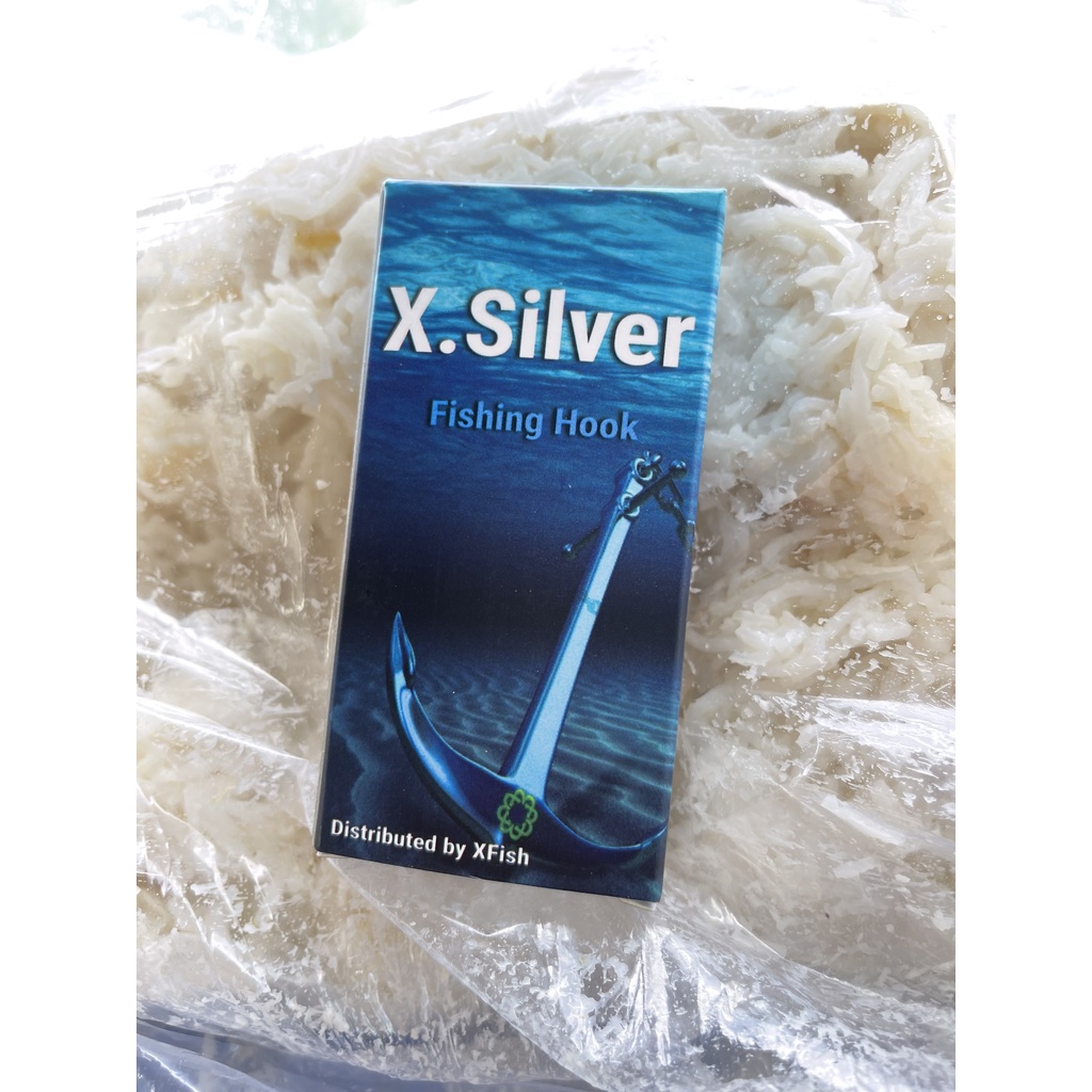 Lưỡi Câu Cá Tra X sliver | lưỡi câu cá tra giá rẻ | Bền | Đẹp | Bén | 1 hộp 50 lưỡi