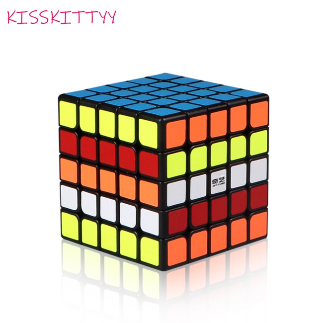 kisskittyy  Qizhengs 5th-order Magic Cube Puzzle Educational Toys Scratch-proof Cube infinity cube magic rubik blocks Good rubik blocks