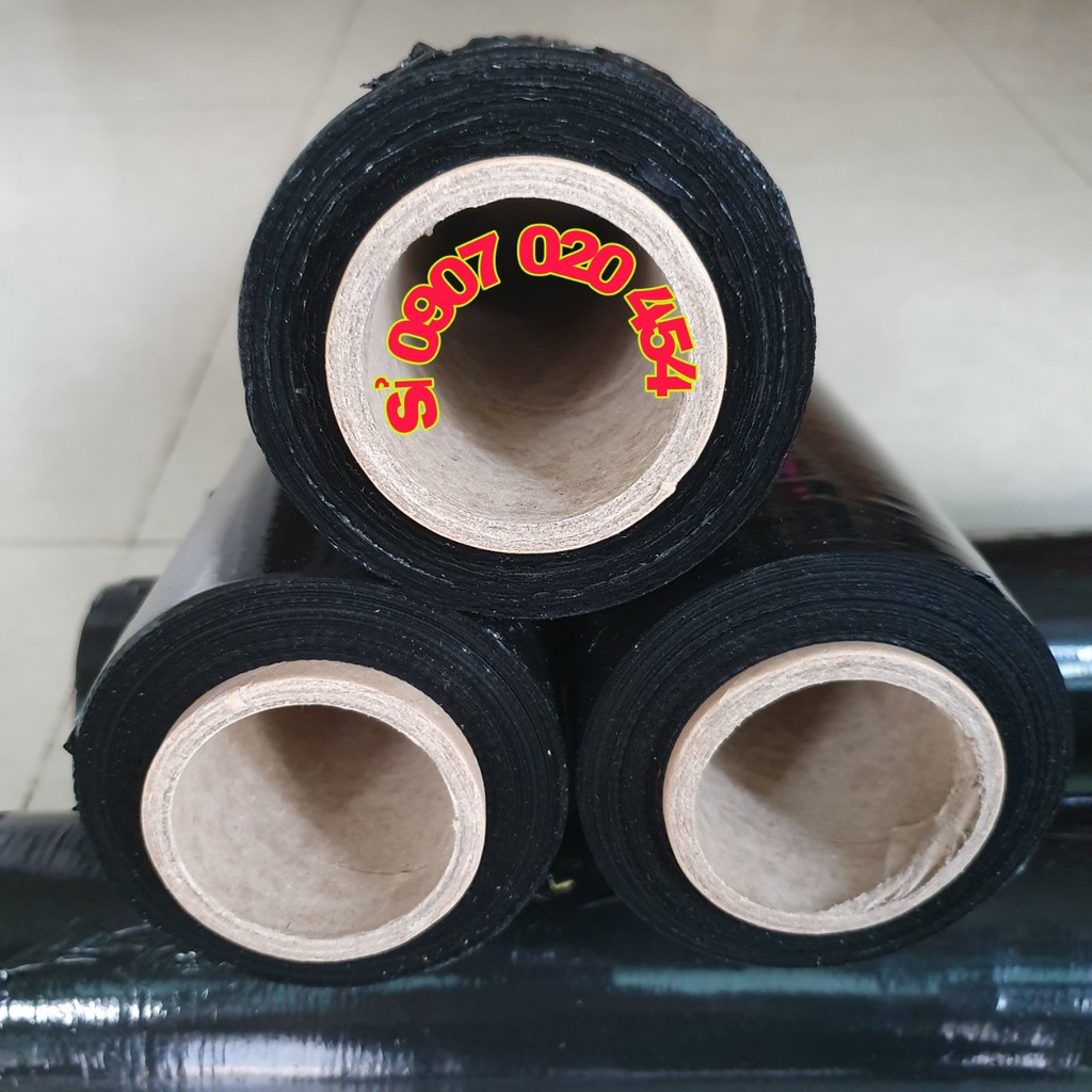 Màng pe đen thui quấn 2kg khổ 50cm lõi 300gr