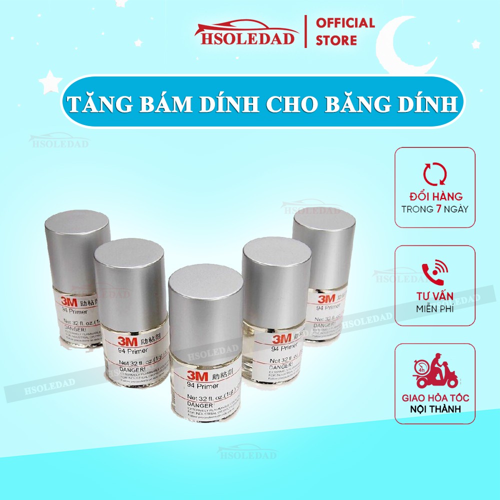 Keo trợ dính 3M 94 Primer tăng độ kết dính cho băng 2 mặt, hỗ trợ dán phụ kiện xe