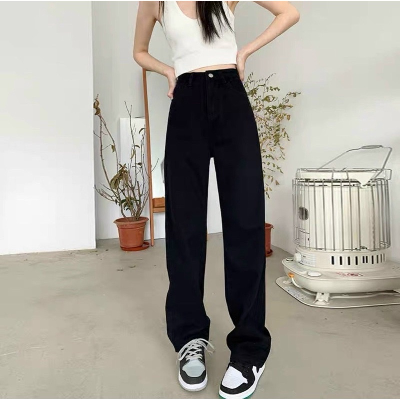 Quần Kaki Jean nữ form to rộng, đẹp form chuẩn