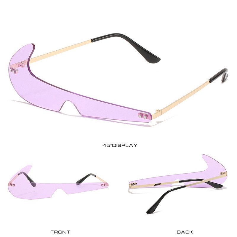 Kính Mát Không Viền Phong Cách Vintage Sang Trọng