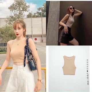 Áo croptop tăm ba lỗ basic