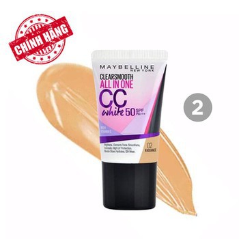 KEM NỀN TRANG ĐIỂM CC_CREAM_MAYBELLINE_SPF50_18ML NHẬP KHẨU CHÍNH HÃNG - 3157