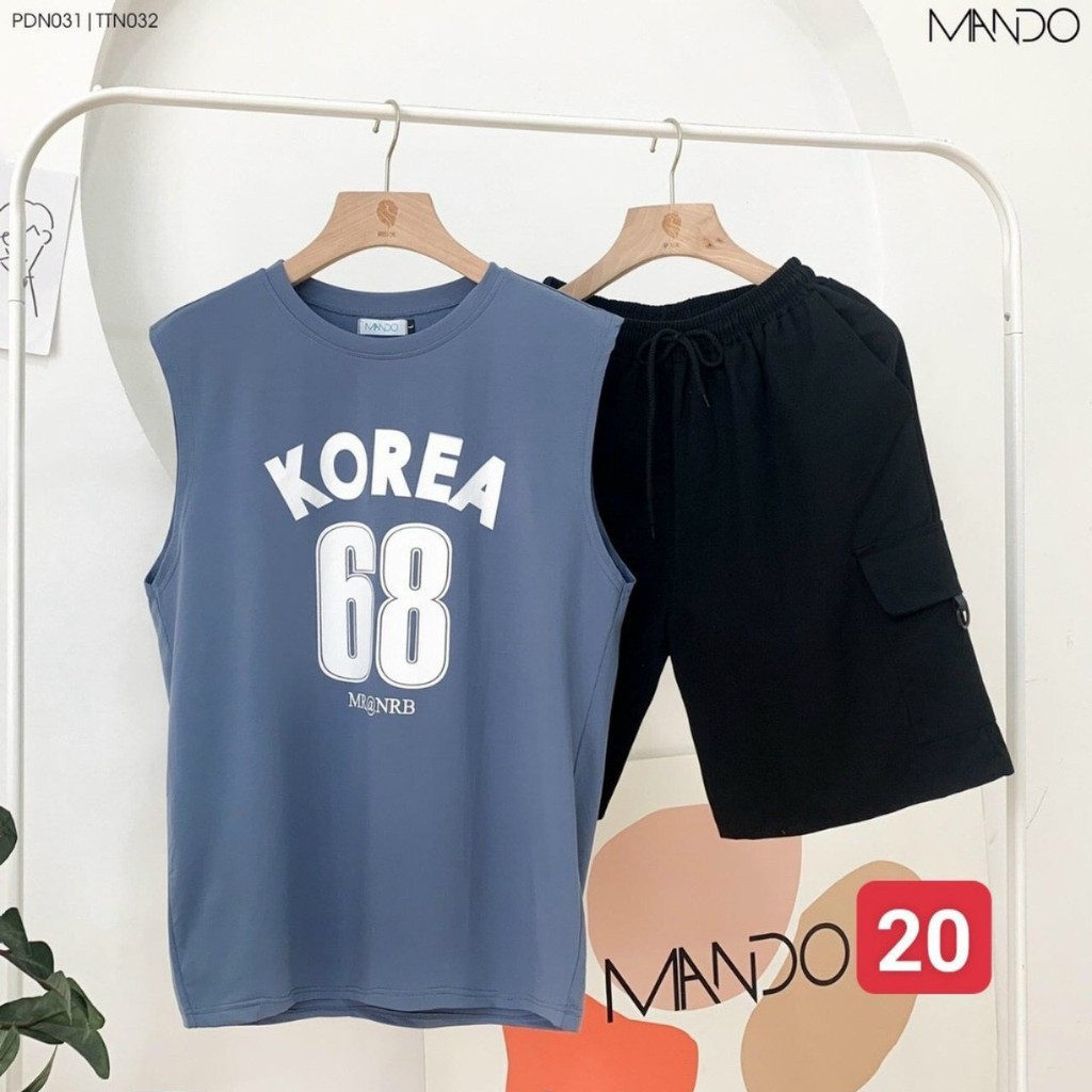 Đồ bộ nam thể thao ba lỗ, đồ mặc nhà chất thun mát mịn nhiều mẫu LUTY ms19