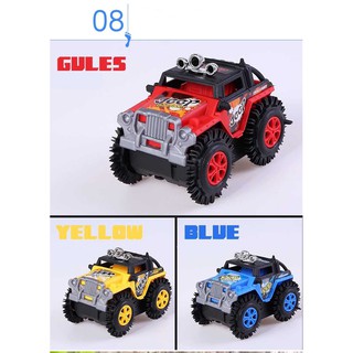 Mô hình xe ô tô địa hình crazy racers chạy pin  có bánh răng cao su cho bé - ảnh sản phẩm 6