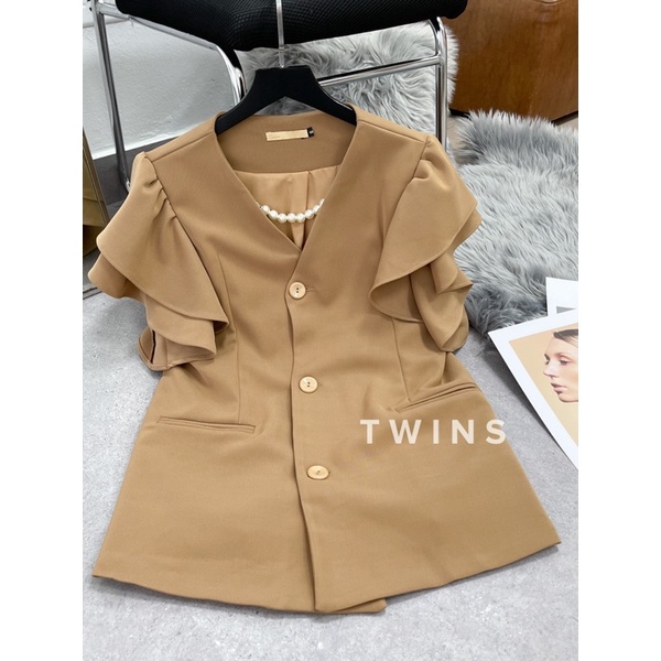 Celinna dress (áo váy dáng vest 2 lớp cao cấp tặng kèm vòng cổ trai)