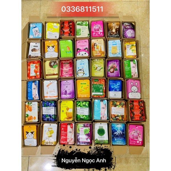 [GIÁ SỈ] Combo 10 miếng mặt nạ trái cây