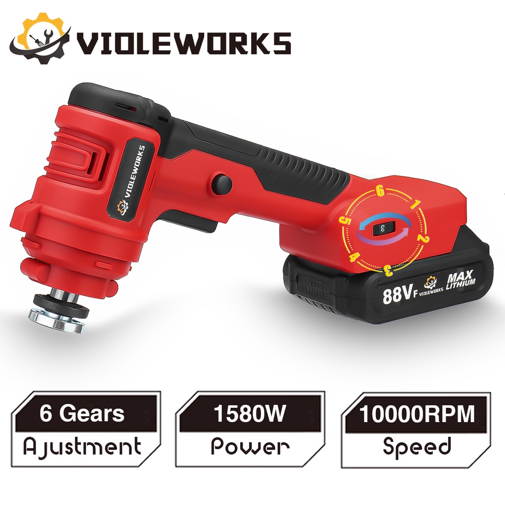 Máy Đánh Bóng 6 Bánh Răng Có Thể Điều Chỉnh Cho Pin 18v 1580w