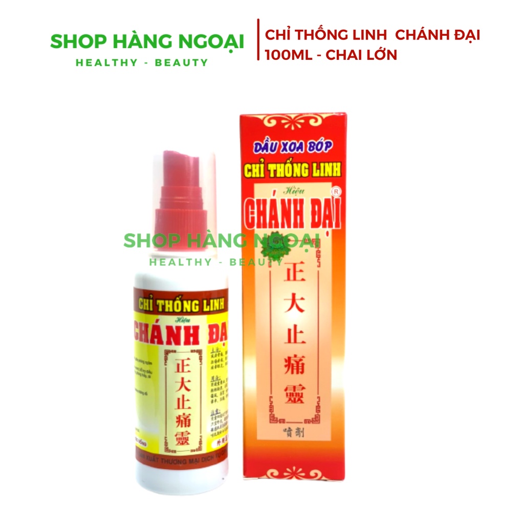 Chỉ thống linh Chánh Đại 100ml - Chai lớn