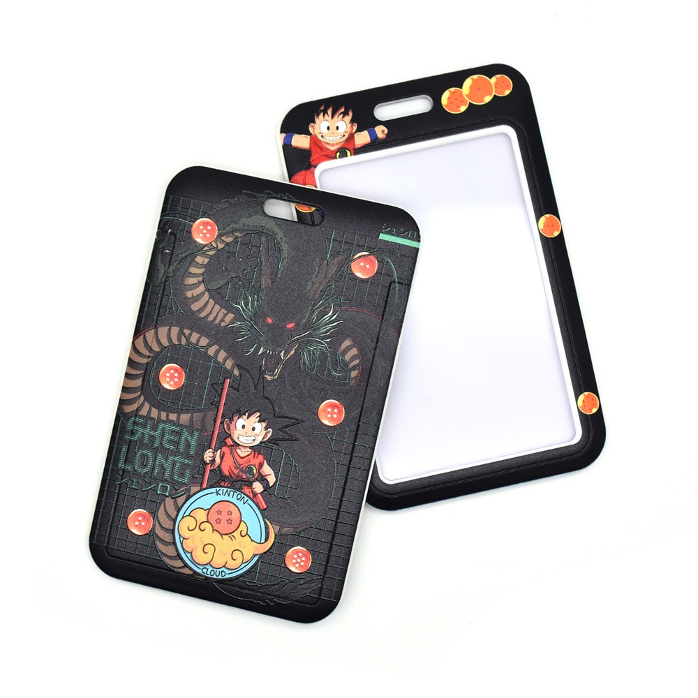 Bao đựng thẻ với dây đeo họa tiết hoạt hình Dragon Ball độc đáo cho học sinh