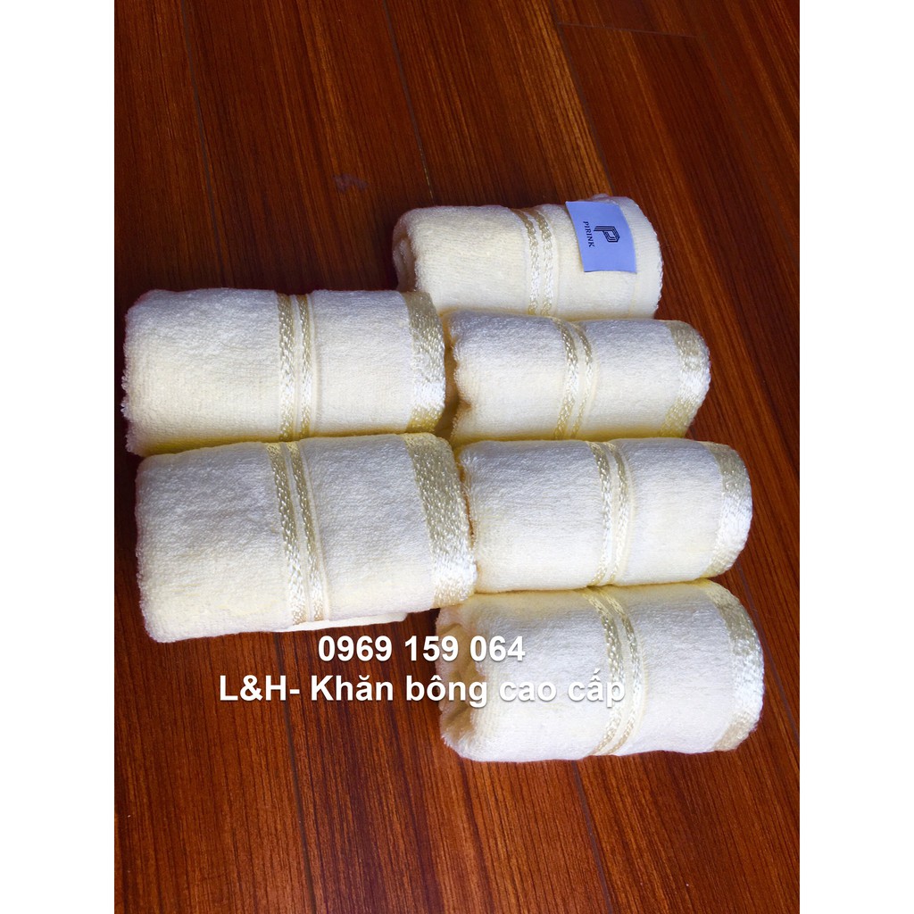 [Loại đẹp] Khăn mặt cao cấp sợi sồi, cotton 30 * 50 cm