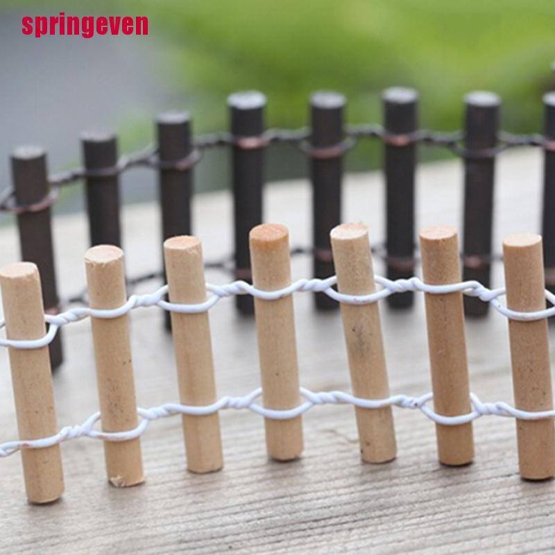 Hàng Rào Gỗ Mini Trang Trí Sân Vườn