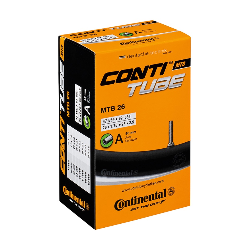[FREESHIP] Ruột Xe Đạp Thể Thao VINBIKE Ruột Xe Đạp 26×1.75/2.5 40mm Van Lớn (Schrader) CONTINENTAL Bicycle Tube MTB 26″