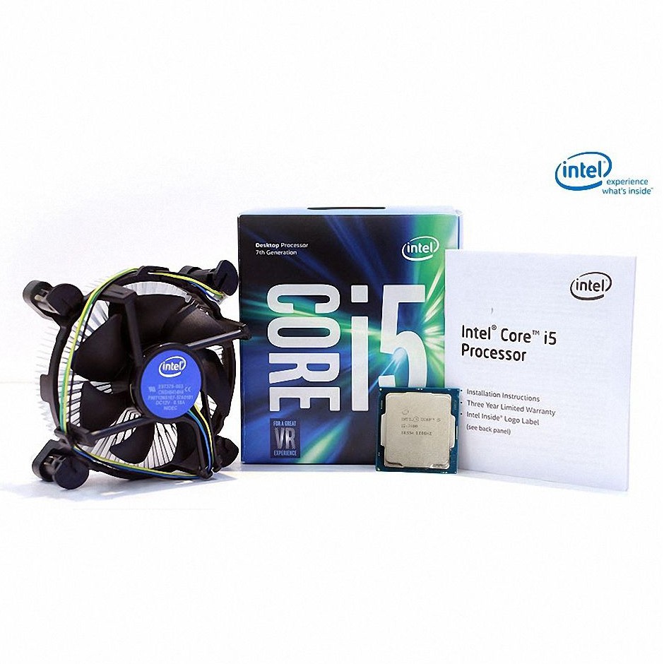 BH 36 tháng CPU Intel Core i5 7400 (3.00GHz,6M) TRAY kèm quạt