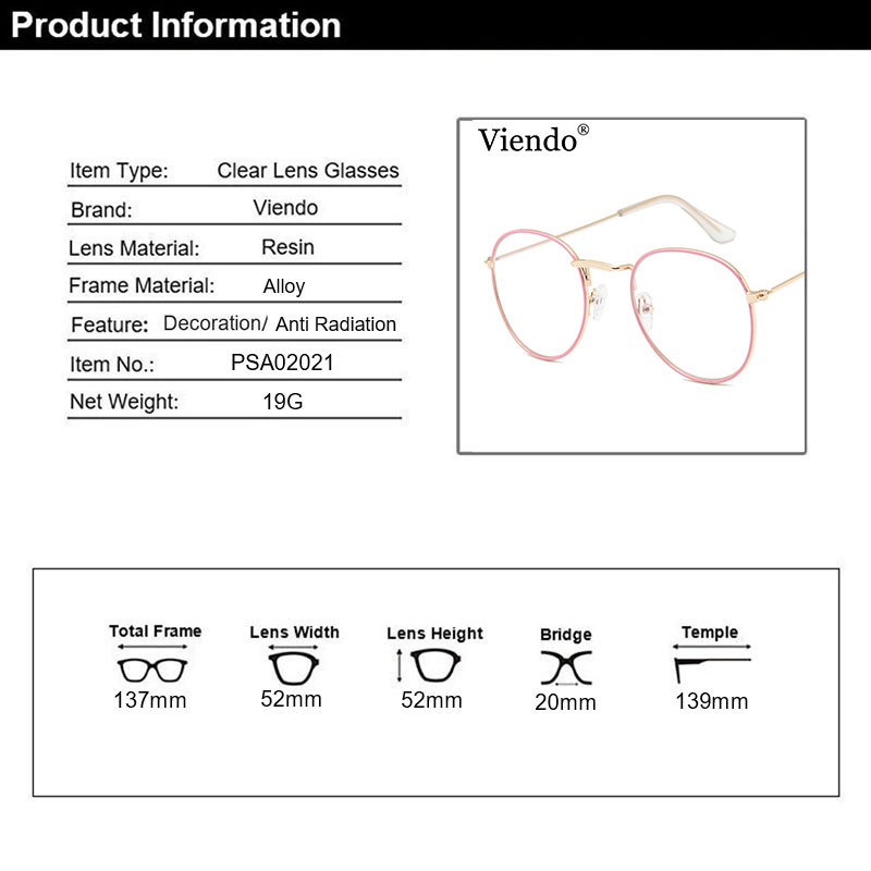 kính cận nam nữ thời trang tròn kính mắt | BigBuy360 - bigbuy360.vn