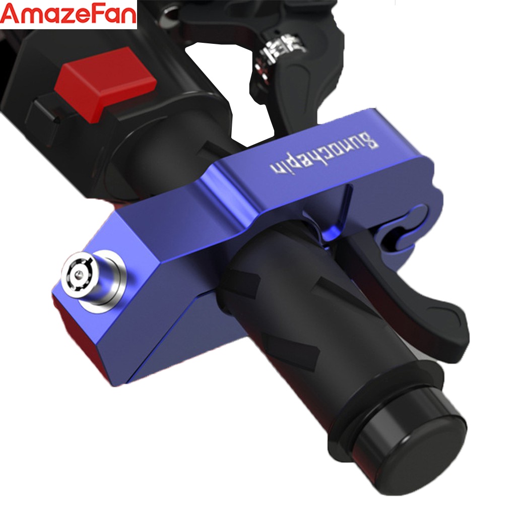 Ổ khóa chống trộm AmazeFan gắn tay cầm xe máy gia công CNC chất lượng cao