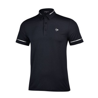 Áo tennis nam dunlop - hàng chính hãng thương hiệu từ anh quốc - dates9069-1c-bk