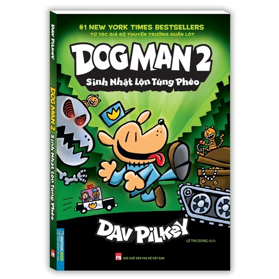 Sách - Combo Dogman 1 ( anh hùng lộ diện ) &amp; Dogman 2 ( sinh nhật lộn tùng phèo )