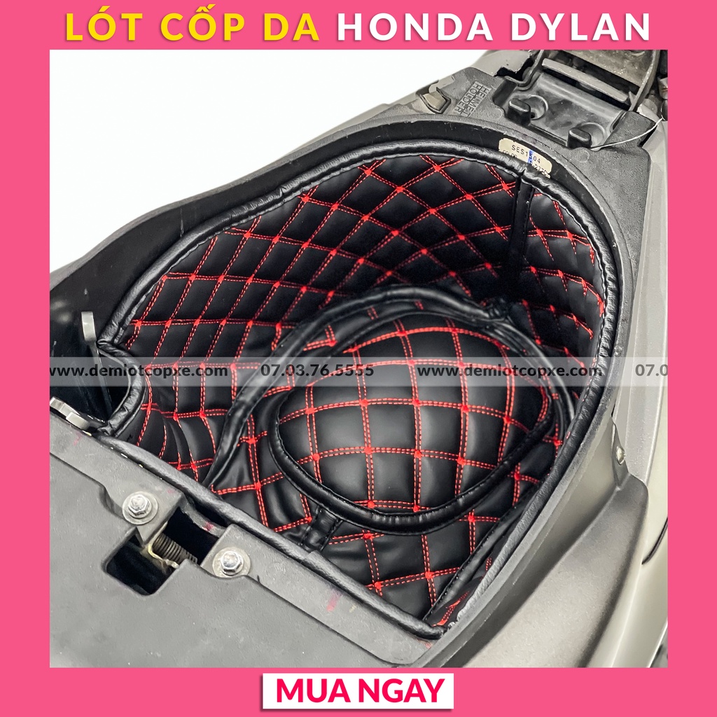 Lót Cốp Da Xe Honda Chống Nóng Chống Sốc Cách Nhiệt Xe Honda Dylan Có Túi Giấy Tờ-Bảo Hành 1 năm