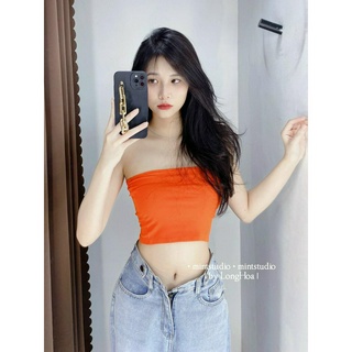 Áo ống trơn chất thun bozip mịn
