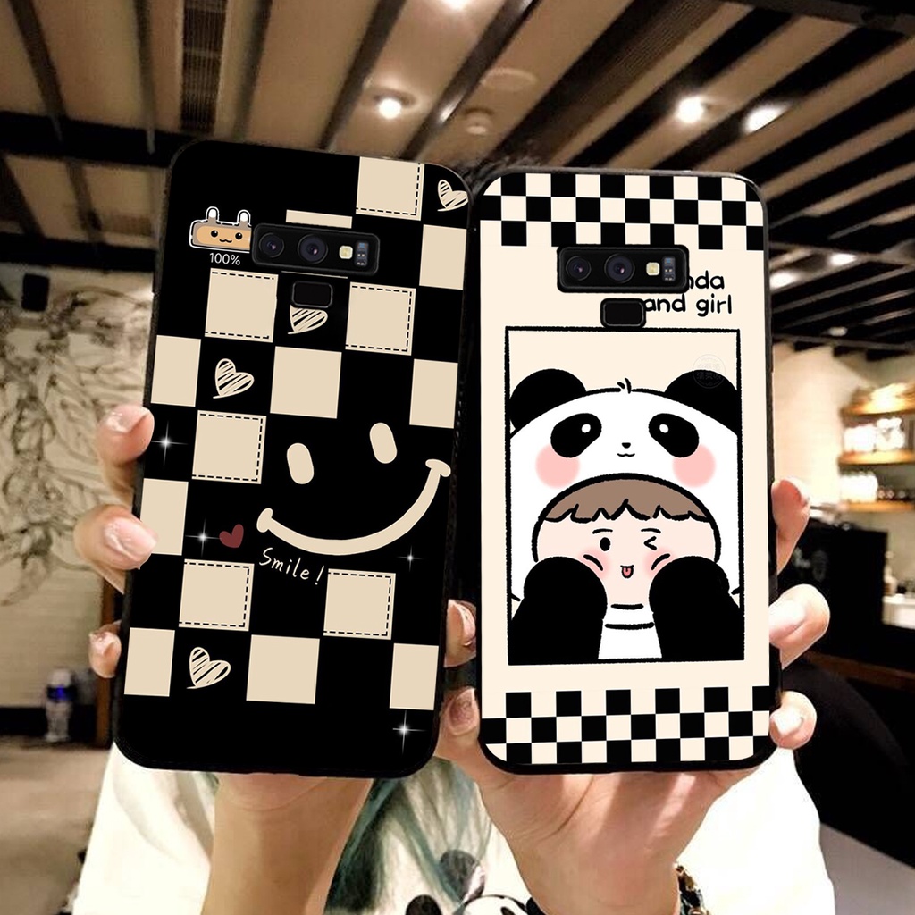 Ốp lưng Samsung Galaxy NOTE 9 in hình cao cấp mẫu kẻ caro,mikenbe@r siêu hot