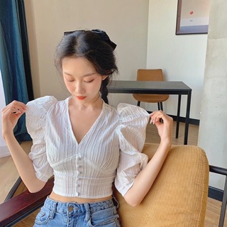 🌵 ÁO CROPTOP TAY KIỂU 🌵