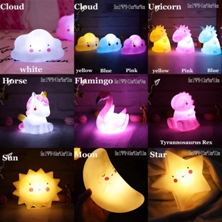 ĐÈN NGỦ SILICON XÀI PIN SIÊU CUTE