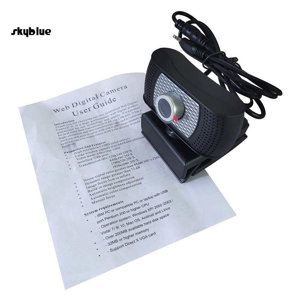 Webcam USB 2.0 720P kèm micro cho máy tính | BigBuy360 - bigbuy360.vn