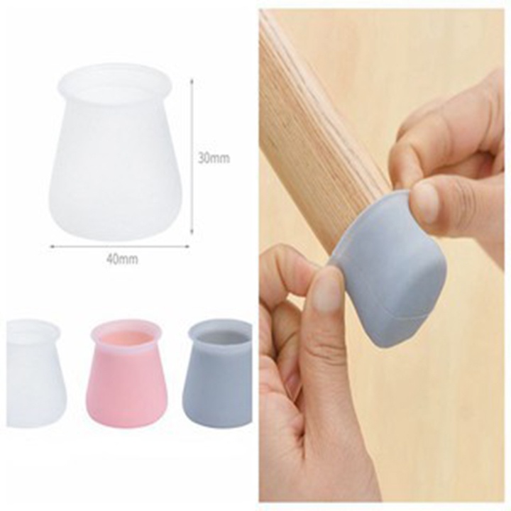 Bọc lót chân bàn silicon hongkong_store sieure888 Bọc lót chân bàn bọc chân ghê chân giường chống trượt trầy xước nền