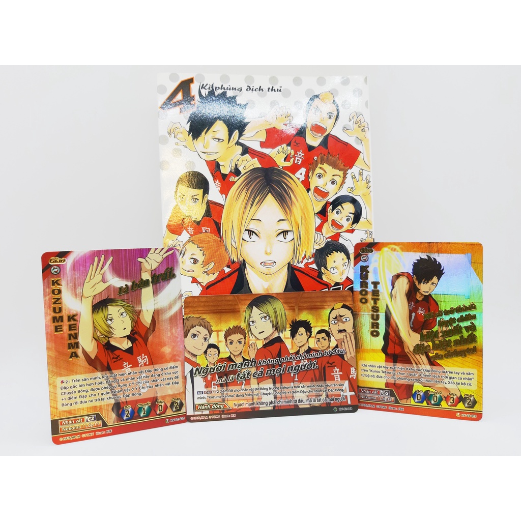 Bộ cờ bóng chuyền Haikyu - Combo - HVD-02 + 5 HV-02