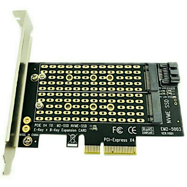 Card chuyển đổi ổ cứng SSD M2 PCIe NVMe sang PCIe 1X -Doul