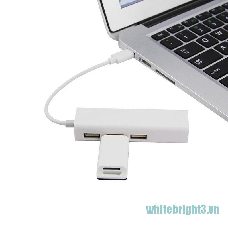Bộ Chuyển Đổi Usb-C 3.1 Sang Usb 3.0 Hub Ethernet Lan Rj45 Cho Macbook Us